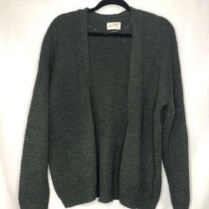 Universal thread green cardigan